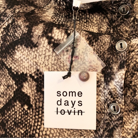 Some Day’s Lovin Snake Print Casual Dress - Picture 10 of 13